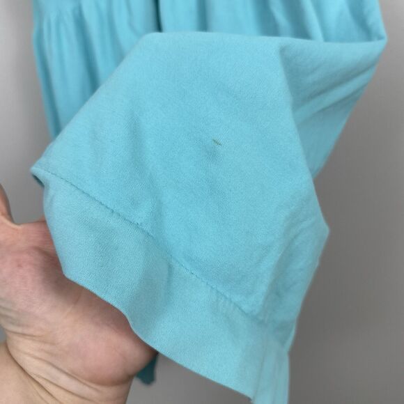 Athleta Tank Top Womens Medium Blue Racerback Empire Waist Workout Athleisure - Picture 4 of 9